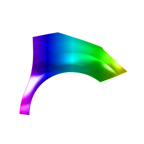 Błotnik przód P CITROEN C3 II, DS3 09-16r.