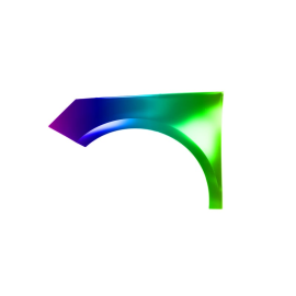 Błotnik przód L AUDI A1 8X 10-14r.