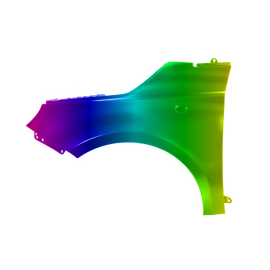 Błotnik przód L FIAT 500 07r. -