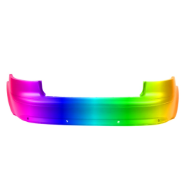 Zderzak tył AUDI A3 8P Hatchback 3D 03-08r.