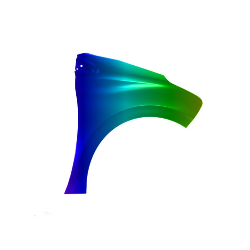 Błotnik przód P PEUGEOT 208 12-18r.