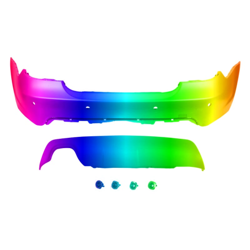 Zderzak tył BMW 5 E60, E61 Sedan 03-07r.