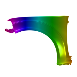 Błotnik przód L NISSAN NAVARA D40, PATHFINDER III R51 05-15r.