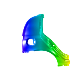 Błotnik tył P RENAULT CLIO II 5D 98-05r.