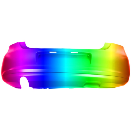 Zderzak tył VW POLO V 6R Hatchback 09-14r.