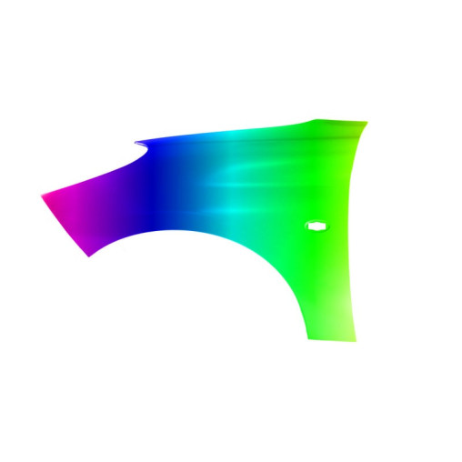 Błotnik przód L PEUGEOT 206+ 09-12r.