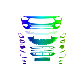 Zderzak przód MERCEDES CLA C118 19r. -