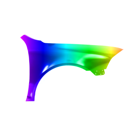 Błotnik przód P SKODA OCTAVIA II 04-08r.