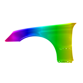 Błotnik przód L MERCEDES C-KLASA W203 00-07r.