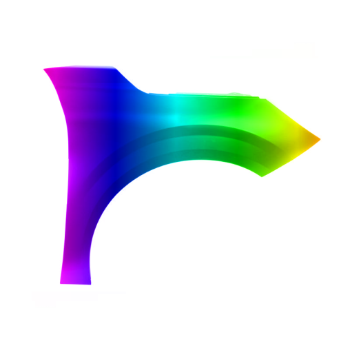 Błotnik przód P PEUGEOT 208 19r. -