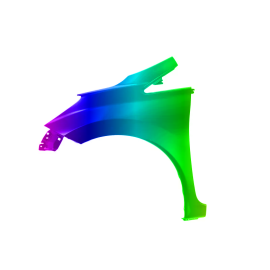 Błotnik przód L NISSAN NOTE E12 13-16r