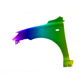 Błotnik przód L MAZDA 2 DY 03-07r.