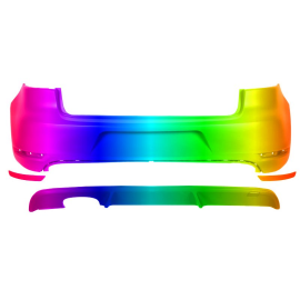 Zderzak tył VW GOLF VI Hatchback 08-13r.