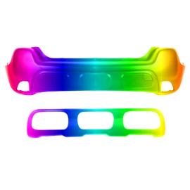 Zderzak tył CITROEN C3 AIRCROSS 17-20r.