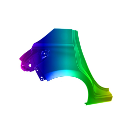 Błotnik tył P PEUGEOT 207 5D 06-12r.