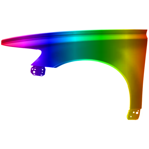 Błotnik przód L VOLVO S40 II, V50 04-12r.