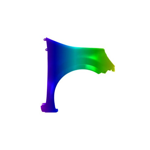 Błotnik przód P RENAULT MODUS Ph I 04-07r.