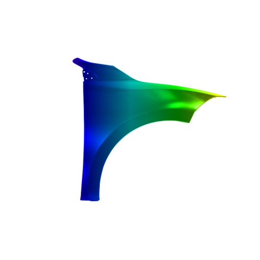 Błotnik przód P RENAULT MEGANE III 08-15r.