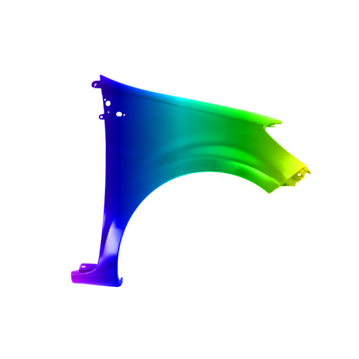 Błotnik przód P  RENAULT CLIO III 05-12r.