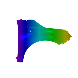 Błotnik przód P FIAT 500 07r. -