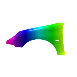 Błotnik przód L PEUGEOT 206 98-09r.