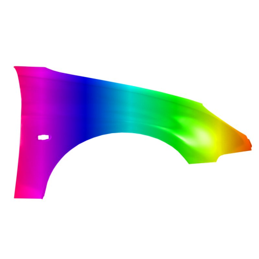 Błotnik przód P PEUGEOT 206 98-09r.