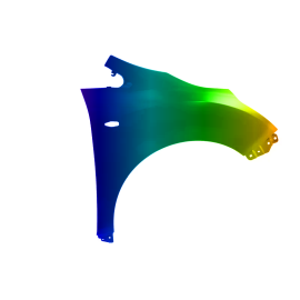 Błotnik przód P TOYOTA VERSO 09-12r.