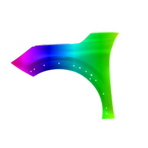 Błotnik przód L PEUGEOT 208 19r. -