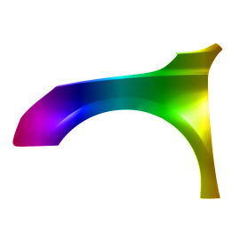 Błotnik przód L PEUGEOT 508 10-18r.