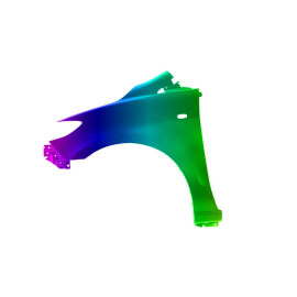 Błotnik przód L MAZDA 5 CR19 05-10r.