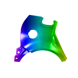 Błotnik tył P VW POLO IV 01-09r.