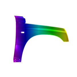 Błotnik przód P SUZUKI JIMNY FJ 12-18r.