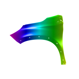 Błotnik przód L PEUGEOT 2008 I 16-19r.