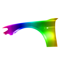 Błotnik przód L BMW 7 E65, E66, E67 01-04r.