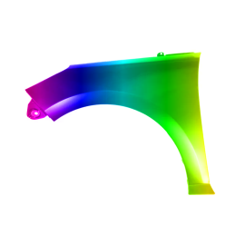 Błotnik przód L FORD FIESTA VII 17r. -