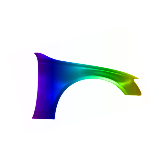 Błotnik przód P AUDI A4 B8 07-11r.